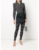 logo print leggings