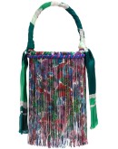 fringed bucket bag
