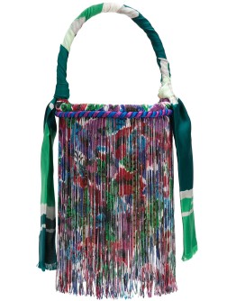 fringed bucket bag