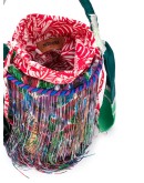 fringed bucket bag