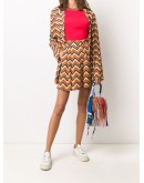 tassel scarf bucket bag