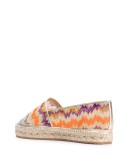 chevron flat espadrilles