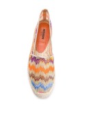 chevron flat espadrilles