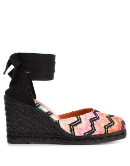 chevron wedge espadrilles