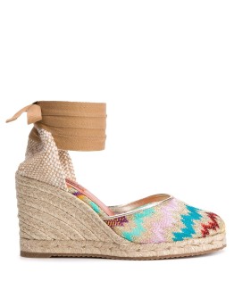 chevron wedge espadrilles