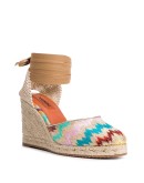 chevron wedge espadrilles