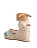chevron wedge espadrilles