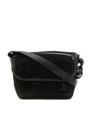 panelled messenger bag
