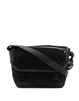 panelled messenger bag