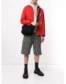panelled messenger bag