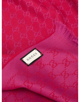 GG jacquard-knit scarf