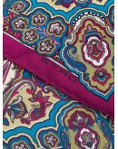 paisley print silk pocket square