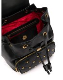 studded quilted backpack