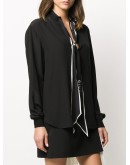 scarf detail blouse