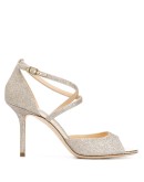 Emsy 85mm glitter sandals
