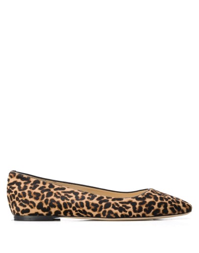 Mirele leopard print ballerina shoes