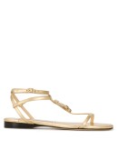 Alodie logo flat sandals