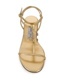 Alodie logo flat sandals