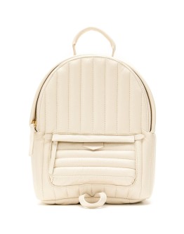 padded leather backpack