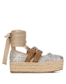 glitter platform espadrilles