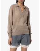 Jo open collar jumper