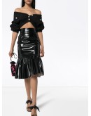 high waist trumpet skirt
