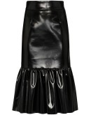 high waist trumpet skirt