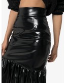 high waist trumpet skirt
