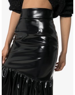 high waist trumpet skirt