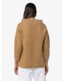 brushed mohair-blend cardigan