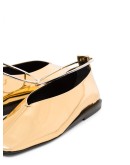 anklet-detail ballerina shoes