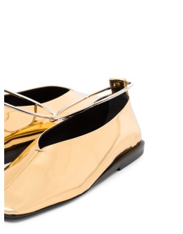 anklet-detail ballerina shoes