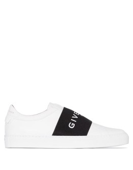 logo-print low-top sneakers