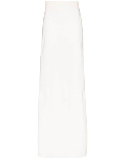 high-waist maxi skirt