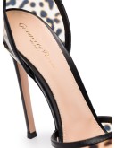 Plexi 110mm leopard print pumps