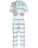 Aline embroidered-stripe jumpsuit