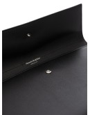 studded leather envelope clutch