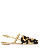 woven-effect flat sandals