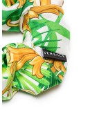 Jungle Baroque print scrunchie