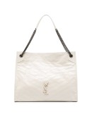 Niki quilted-effect tote bag
