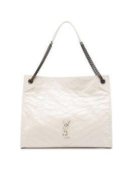 Niki quilted-effect tote bag