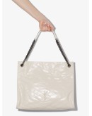 Niki quilted-effect tote bag
