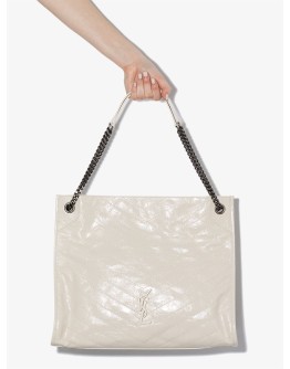 Niki quilted-effect tote bag