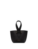 Virtus logo plaque bucket bag
