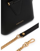 Virtus logo plaque bucket bag