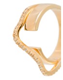 crystal double ring