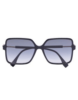 square-frame tinted sunglasses