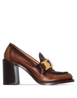 brushed 85mm loafers