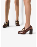brushed 85mm loafers