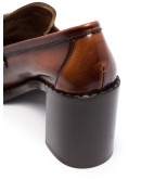 brushed 85mm loafers